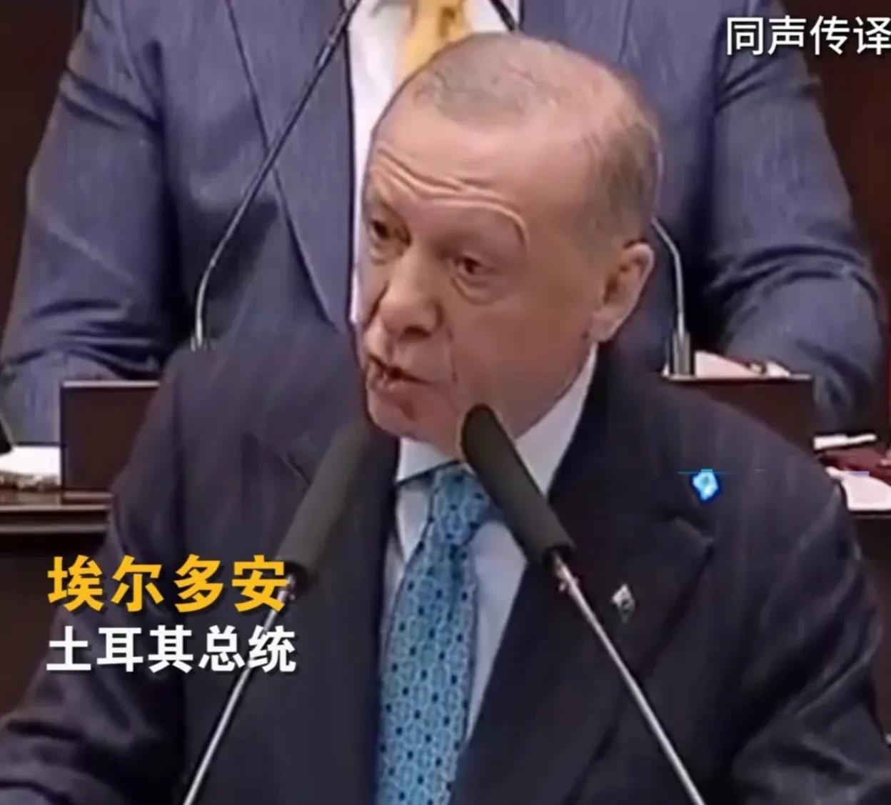 土耳其总统真敢说，不愧是国际硬汉！埃尔多安批评以色列：内塔尼亚胡的种族灭绝罪行，