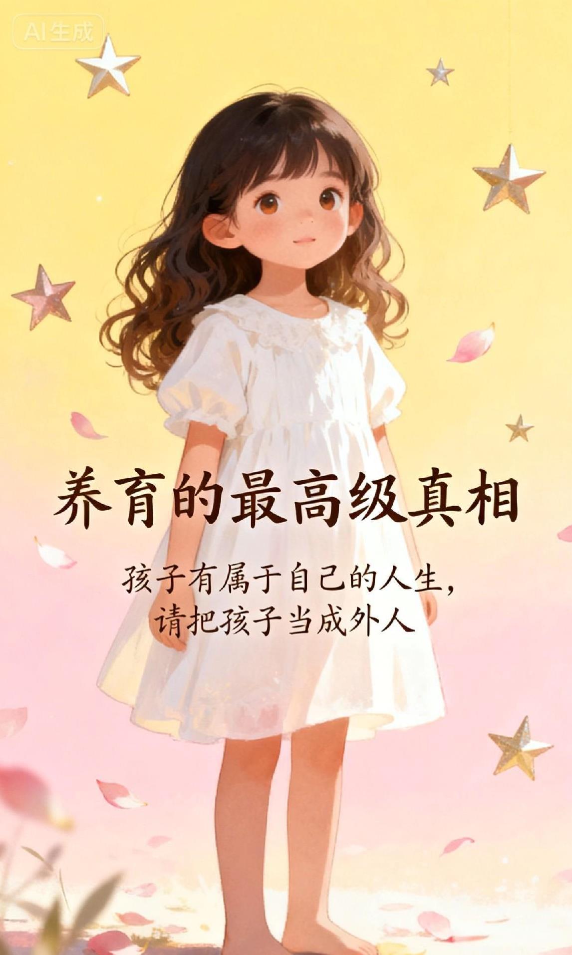养育的最高级真相：孩子有属于自己的人生，请把孩子当成一个“外人”
有人说，养育孩