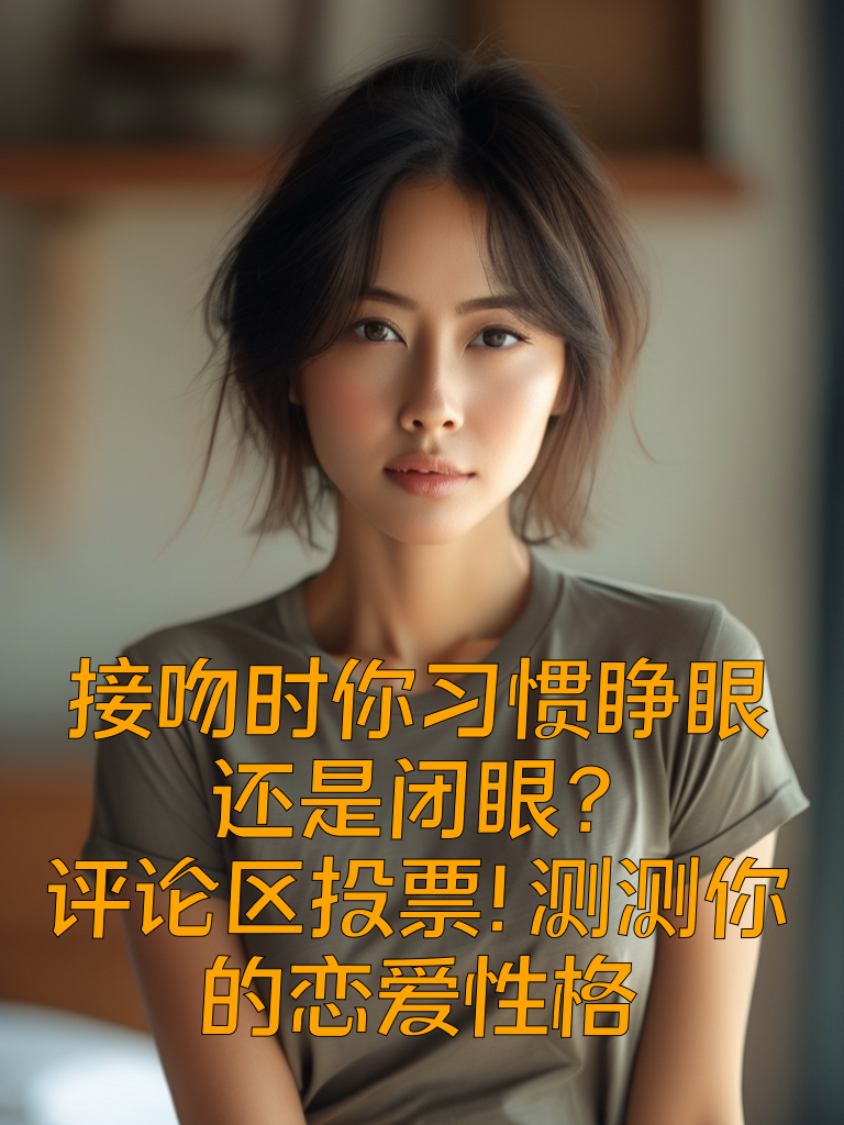 接吻时你习惯睁眼还是闭眼？评论区投票！测测你的恋爱性格