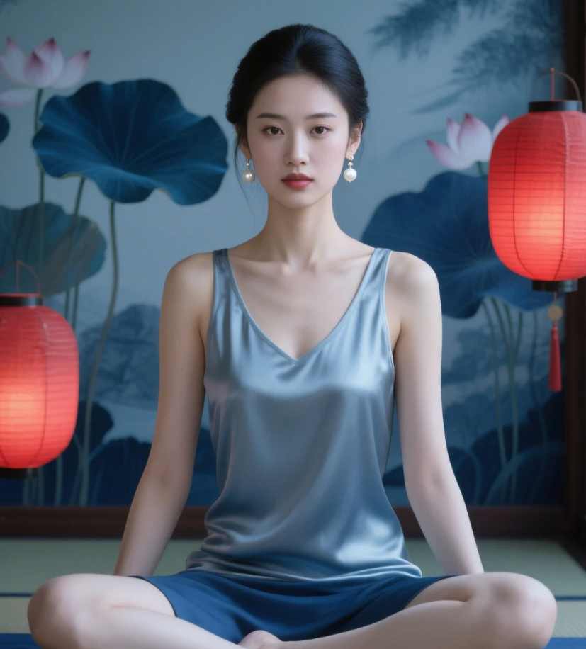 不要骗我，这不是仕女图？是真实存在的美女？