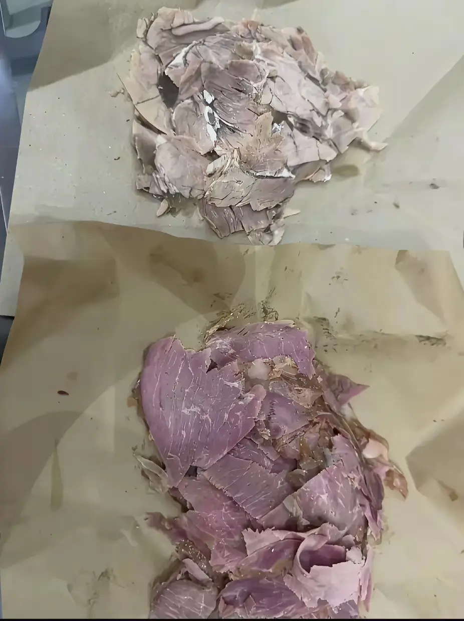 不同店里买的牛肉，一对比，区别真大。