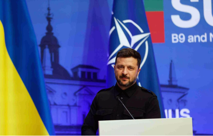 泽连斯基：将与俄美举行三方会谈