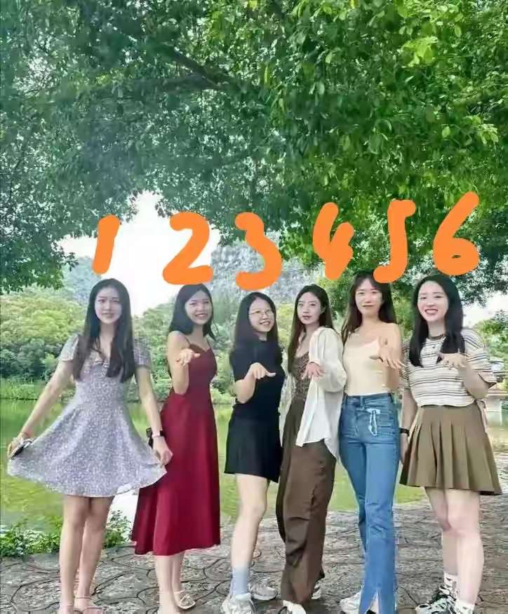 从六个里面选一个做女朋友，你会选谁？