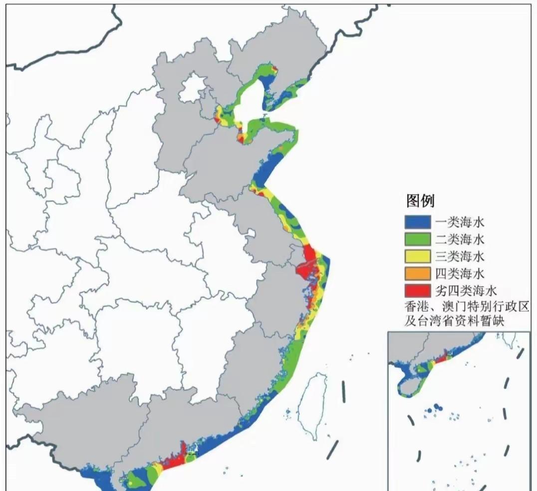 还是广西和广东的海水好！喜欢去海边玩的人必须要知道的数据。怪不得长三角一直都没听