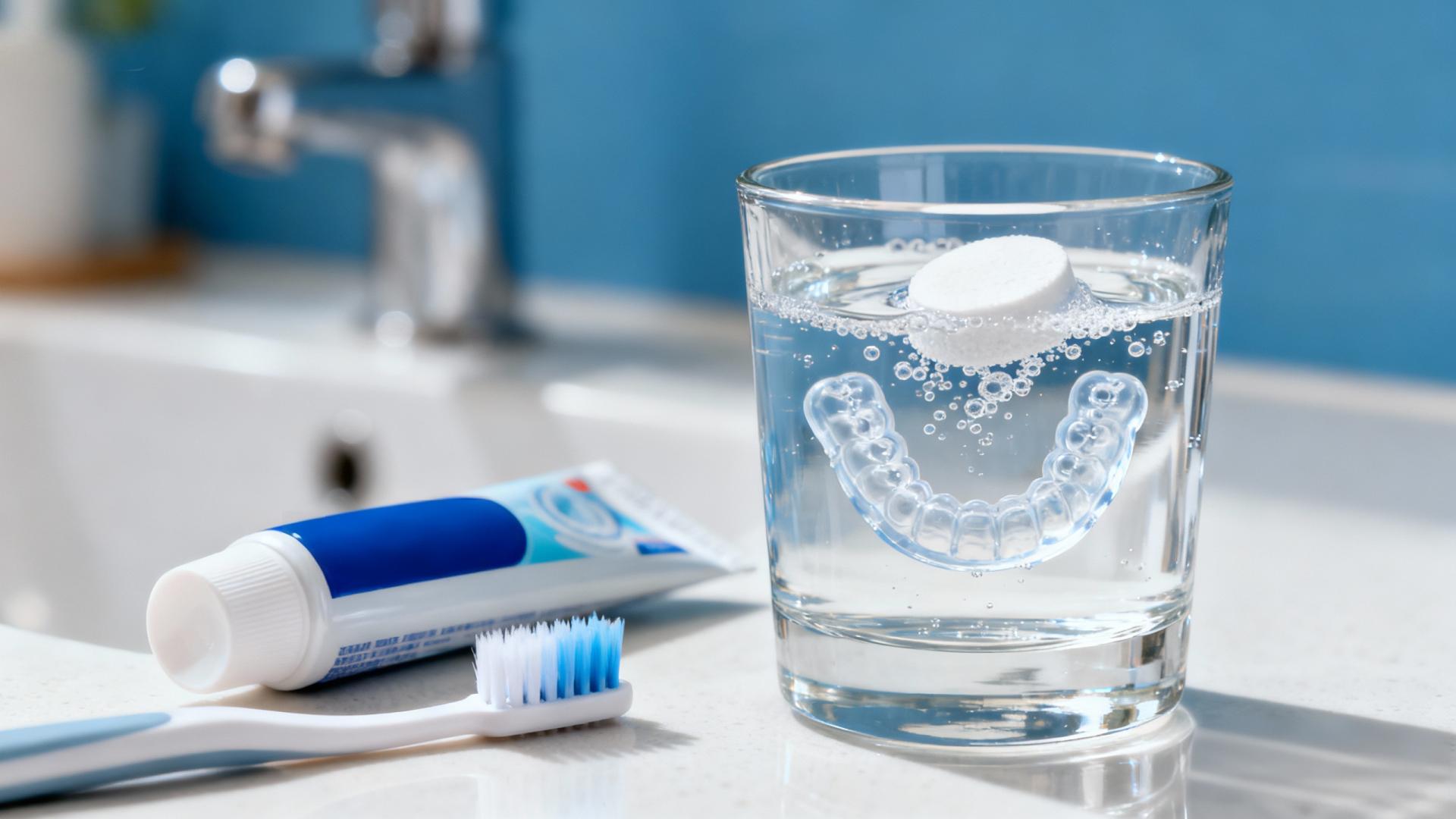 牙套清洁新主张：从费力刷洗，到浸泡养护，省时更省力