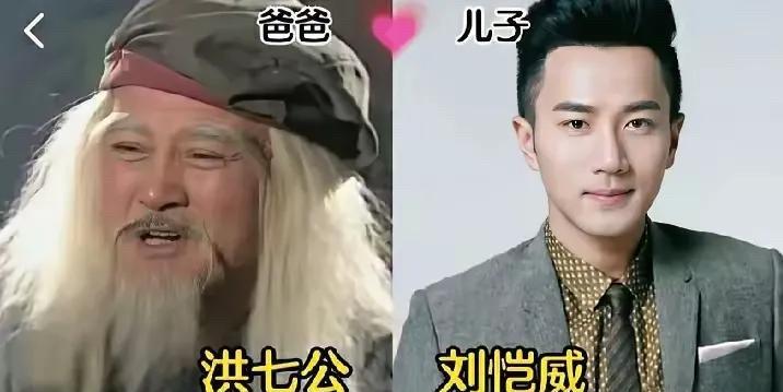 83版《射雕英雄传》的演员们，戏里刀光剑影，戏外却是一家人！