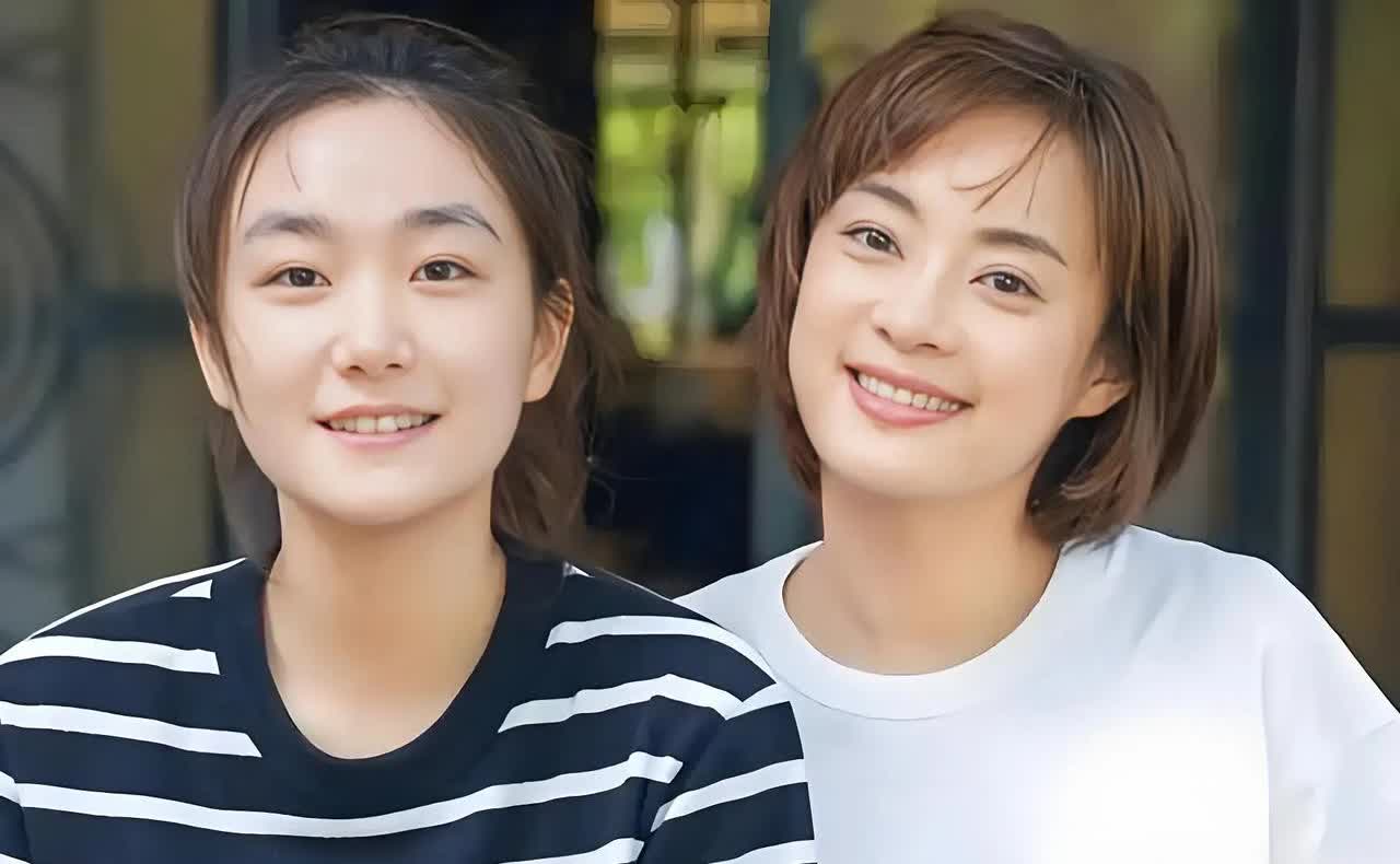 孙俪原来还有一位同父异母的妹妹啊！她妹妹孙艳这长相，看起来就像邻家小妹妹很清纯。