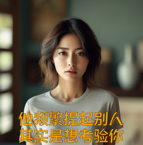 他频繁提起别人，其实是想考验你