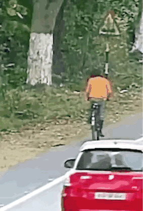 猴子突袭！印度大哥骑车被撞翻





这年头，骑个自行车也能遇到“碰瓷”的？印
