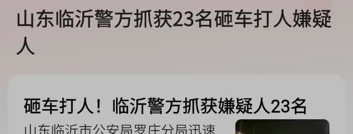 闹大了?近日有网友发布视频称山东临沂一加油站，有多名男子持械打砸车辆并伤人。
