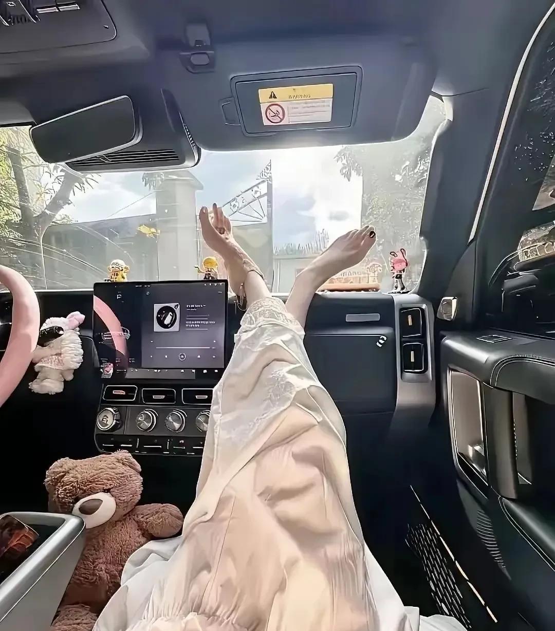 有些女人啊，总是对汽车没有敬畏之心，也没有一点预见性，这要是稍微撞一下，白费了爸