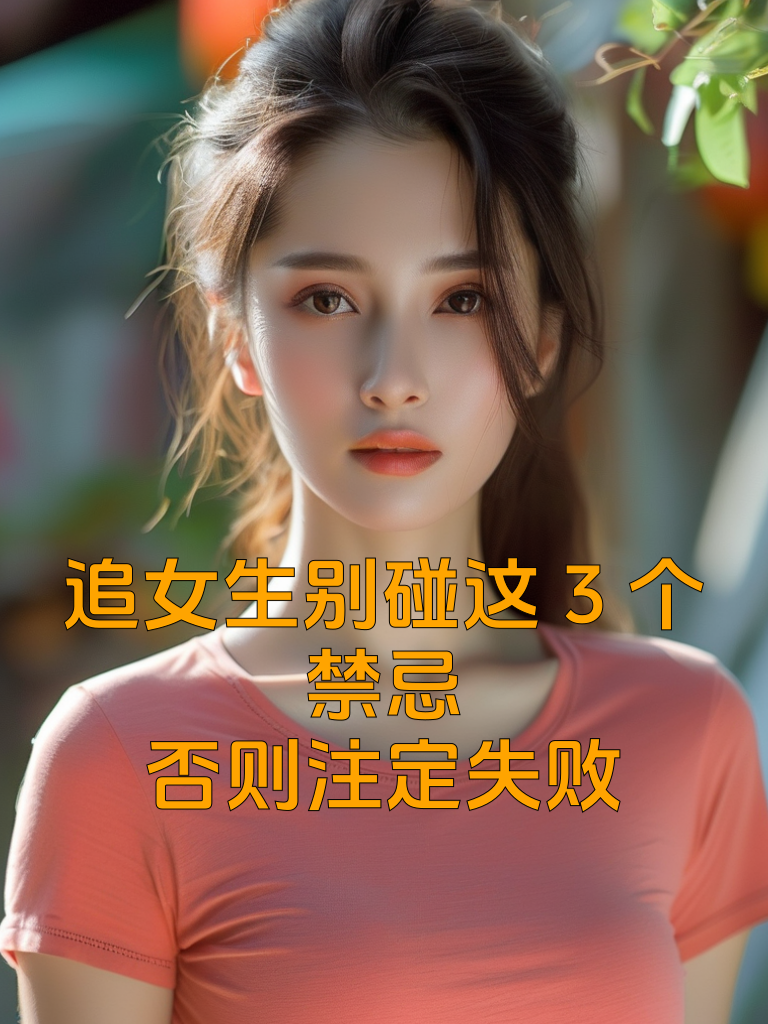追女生别碰这3个禁忌，否则注定失败