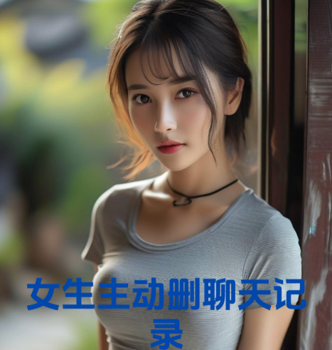 女生主动删聊天记录，可能是因为她不想再回头