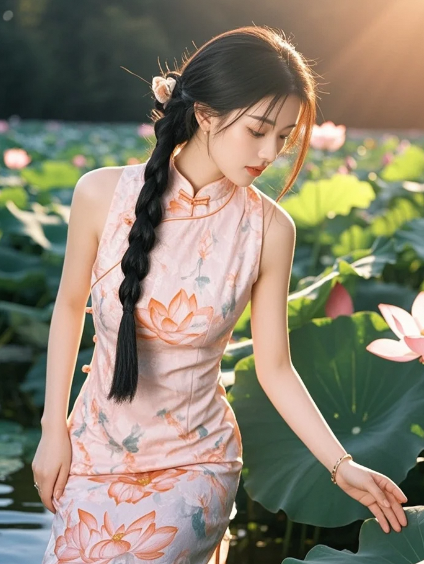 她的美，不需要滤镜也很动人