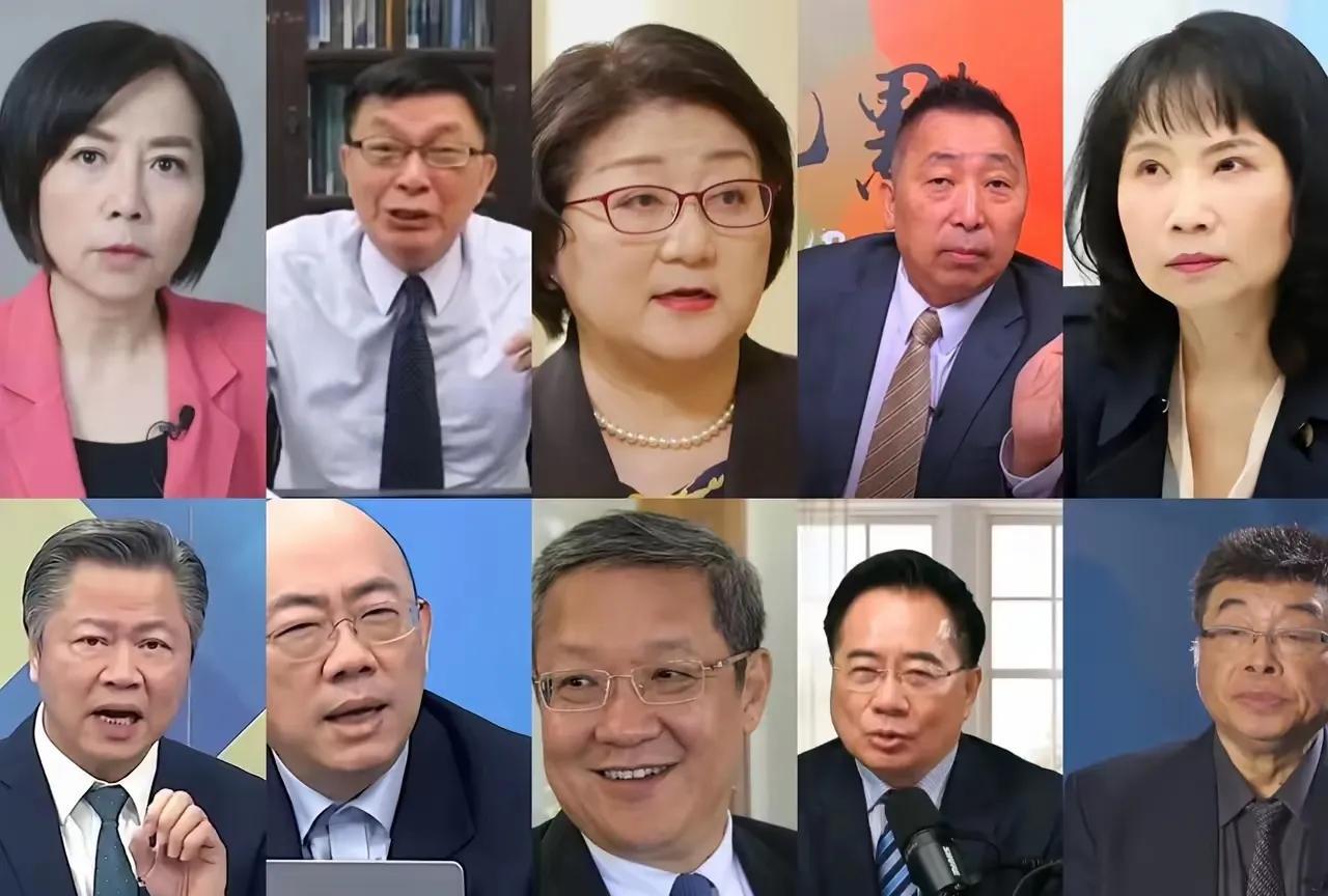 台湾十大“统派”名嘴战力表。
介文汲、雷倩的格局和眼界高，几乎不说脏话，且雷倩偏