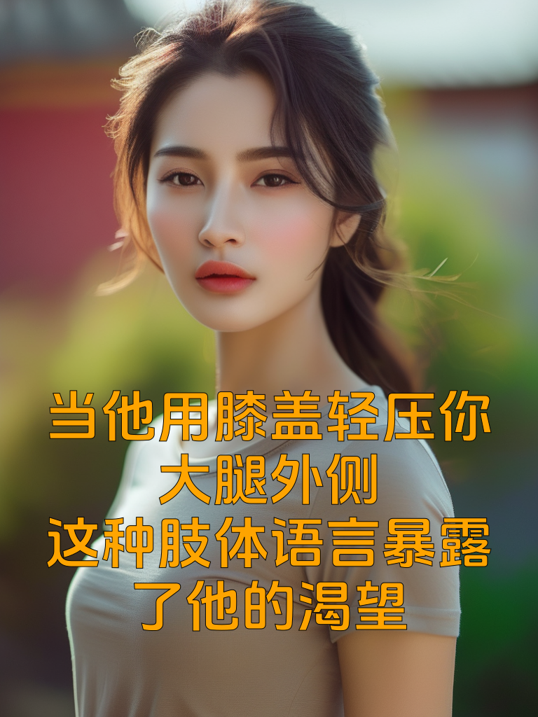 当他用膝盖轻压你大腿外侧：这种肢体语言暴露了他的渴望