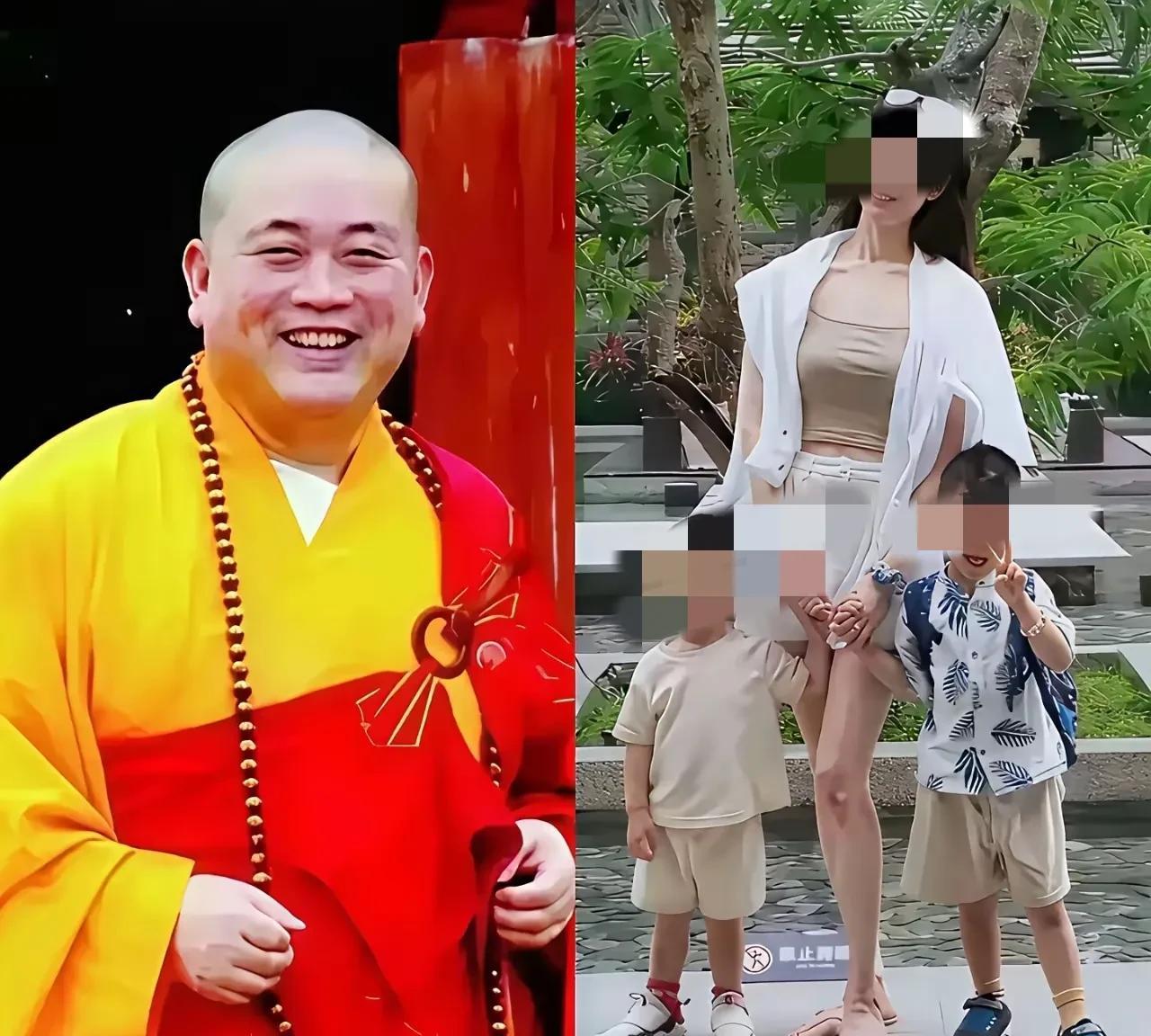 据传，这两个女人都为他生过孩子
一个姓韩，一个姓刘
官方通报说释永信有私生子，但