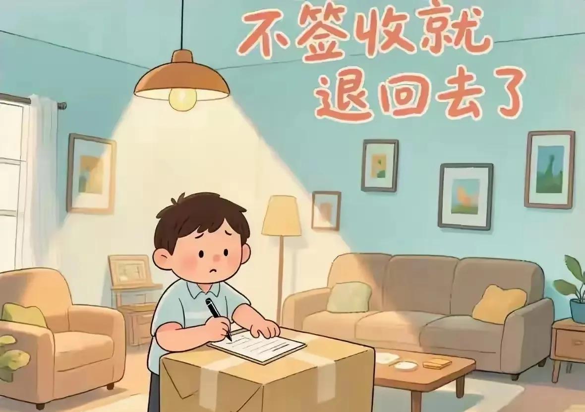 今日过后，
钱包会愈发鼓胀。
签不签收呢？
若不签收便要原路退回了！