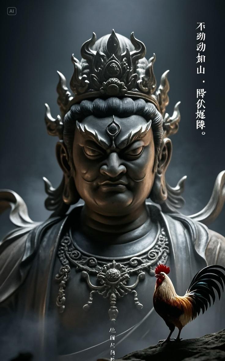 文殊智剑斩愚痴，生肖兔护法尊！持慧守心破妄执，善缘广结福慧增。