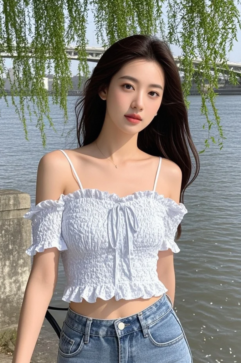 她与柳絮，谁更轻盈？谁更像春天的化身？