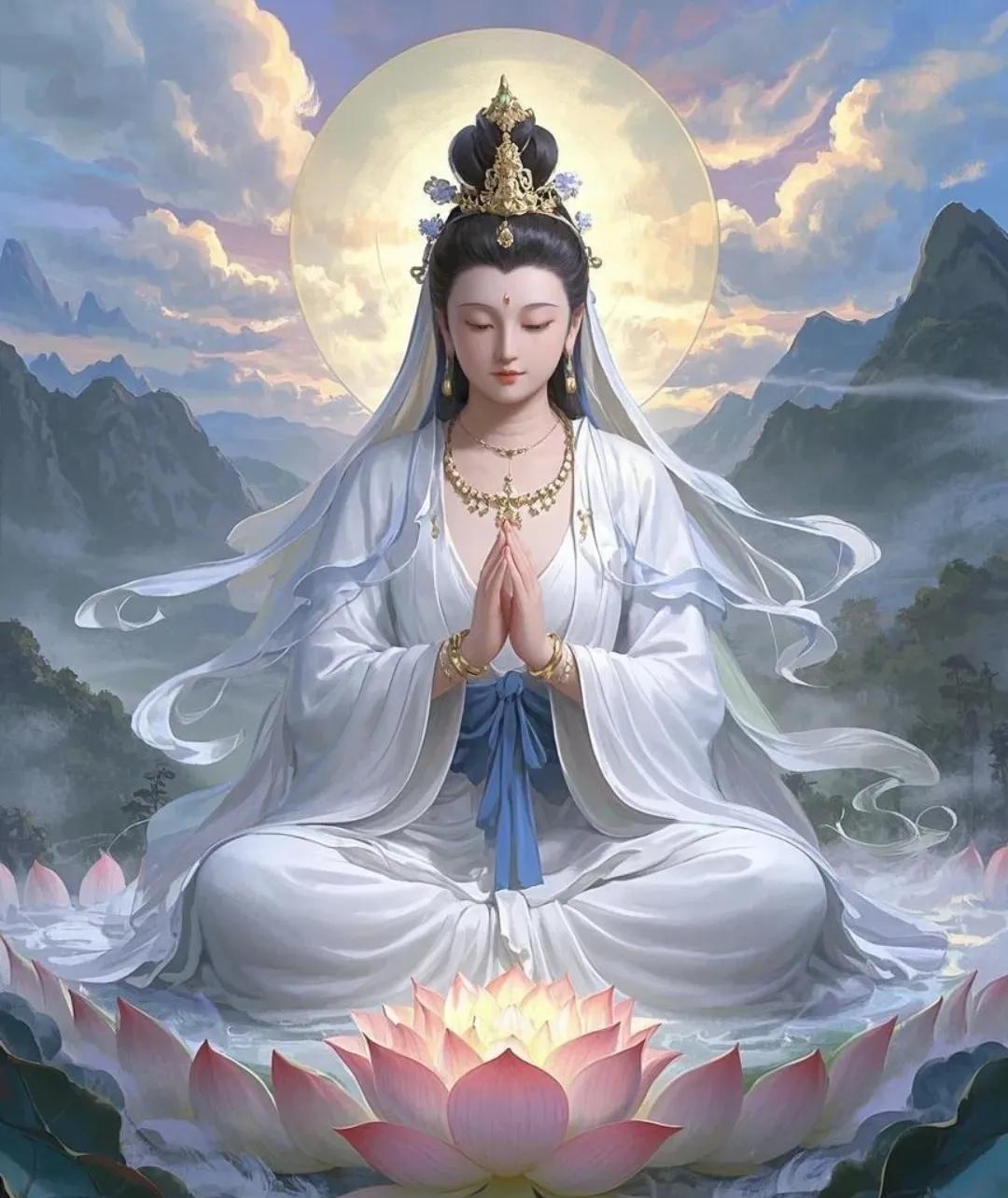 小友你是积了多大的德
才能刷到菩萨，我知道你最近心里有事
说句“越来越好”
菩萨