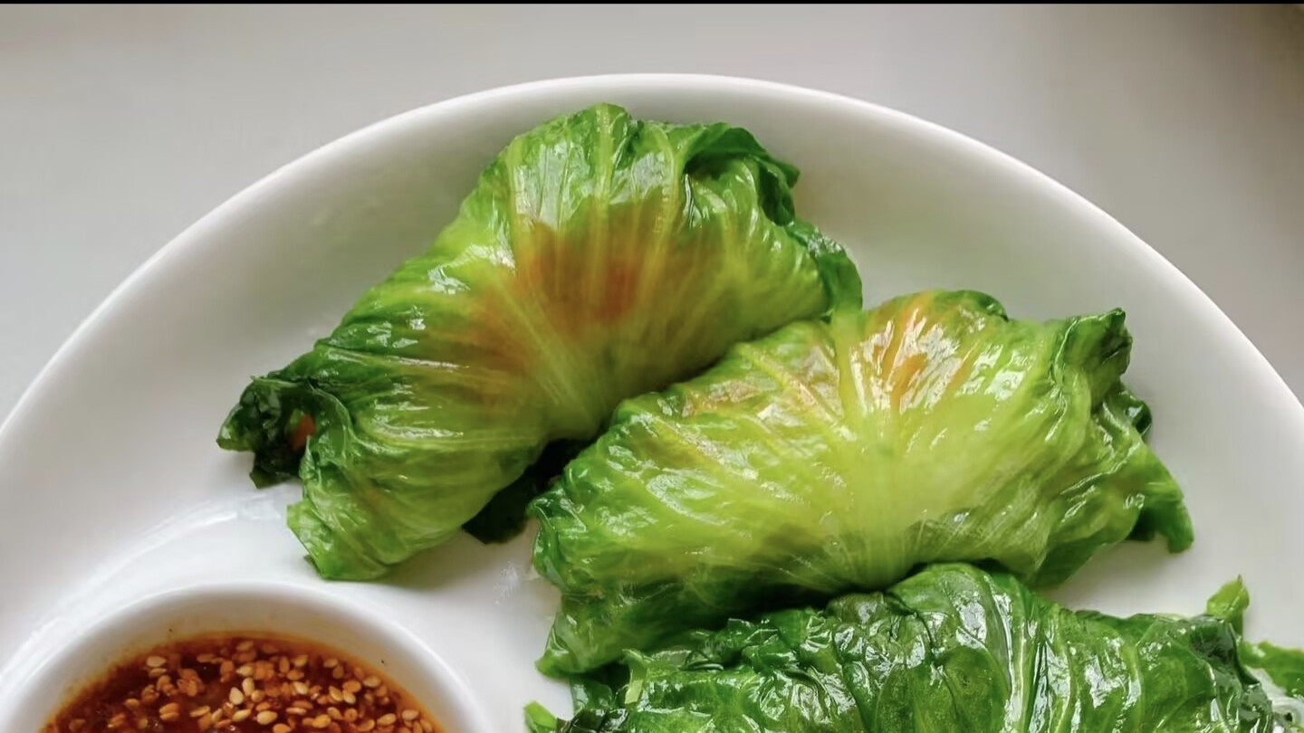 我家的餐桌救星：蔬菜生菜卷