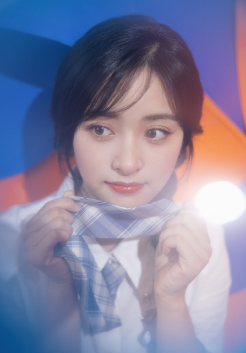 沈月夏日少女穿搭，这一身制服还是很可以的，很喜欢！