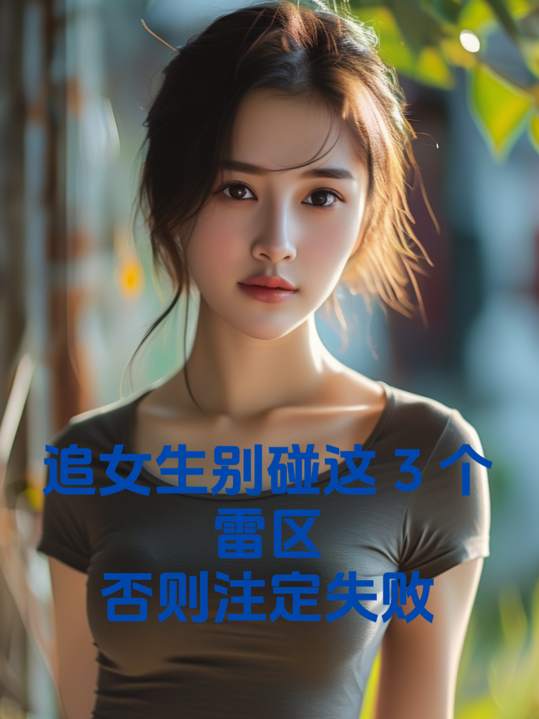 追女生别碰这3个雷区，否则注定失败