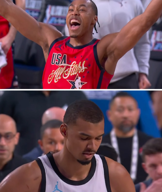 太无奈了！文班攻防竭尽全力但被绝杀，咬牙切齿骂骂咧咧离场。

但是我真的好喜欢这