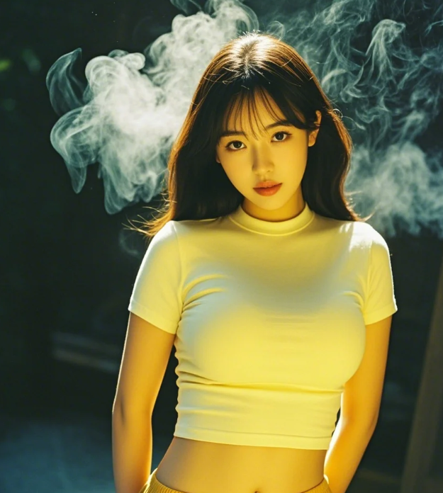 暗调氛围感女神 黑丝长腿勾出致命诱惑