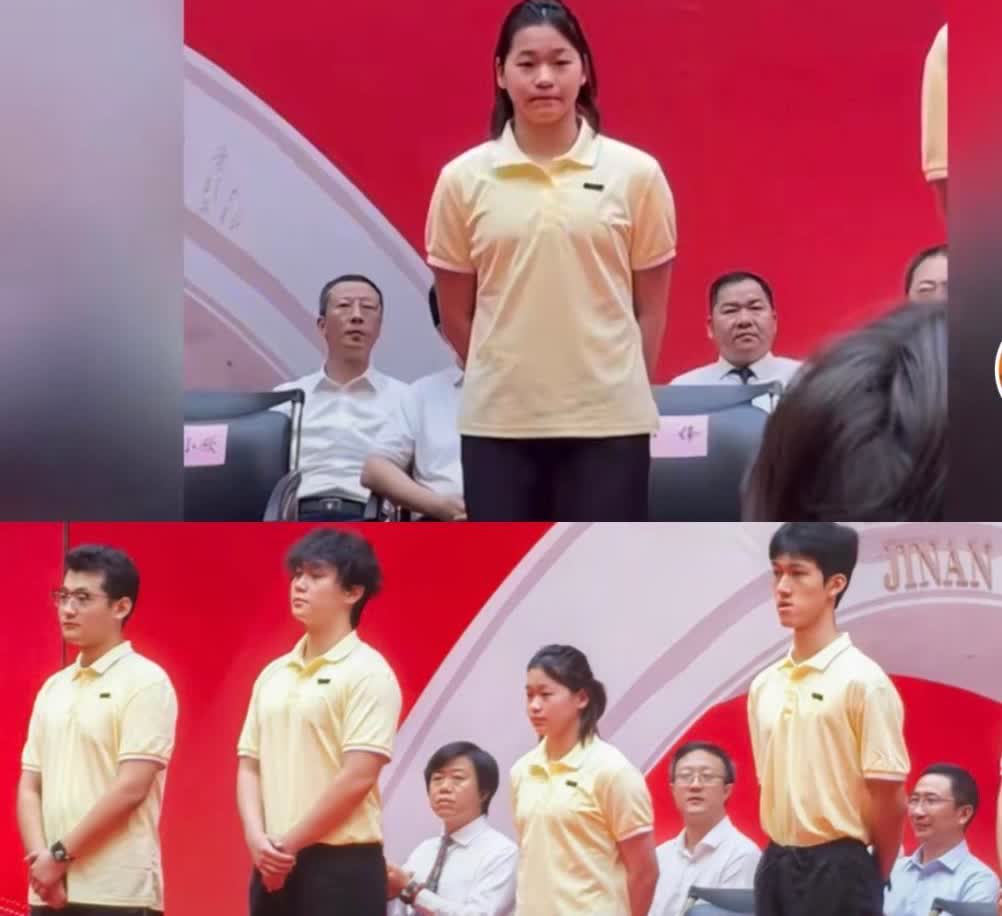据说全红婵当初就是为了不读书才跳水，
这又给送还学校了……
但这是双一流的大