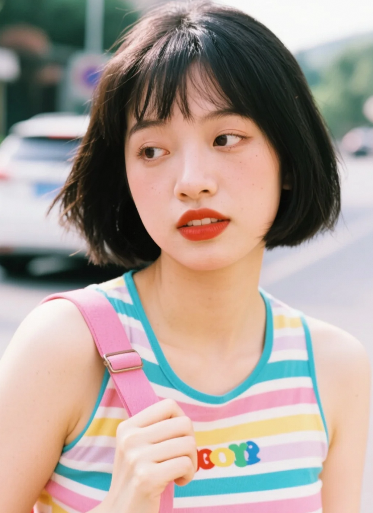 今日美得太过分，需要低调一点。