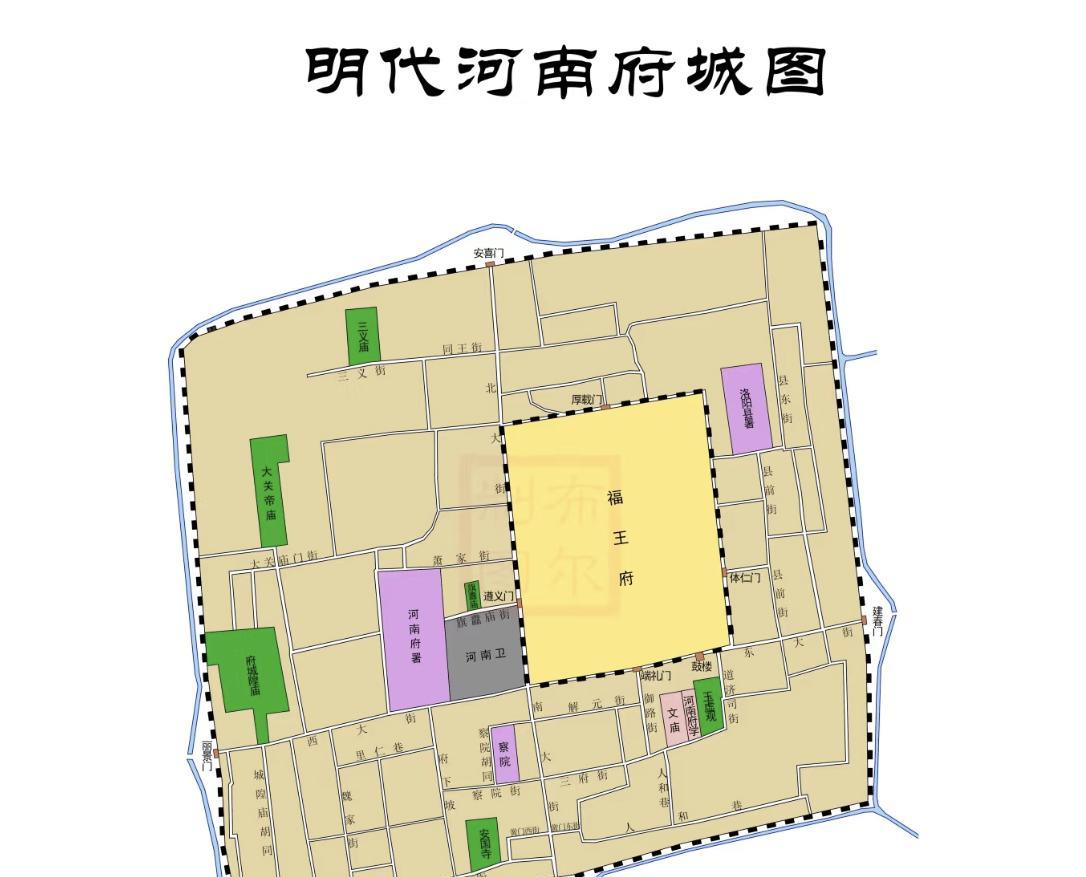 明代洛阳的福王府实在是太可惜了，当年被日军给炸没了，就剩下门前的两个大狮子。
如