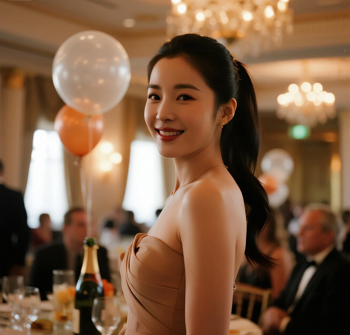 华灯初上时：赴宴小姐姐的优雅亮相图集