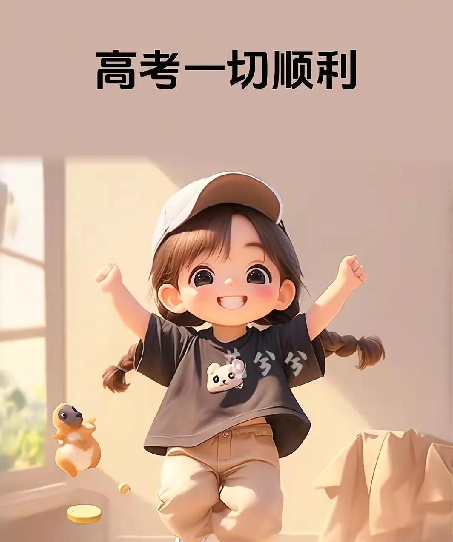 明天就高考了，祝天下所有考生，开心度过高考，祝福你们旗开得胜，取得美好佳绩，高考
