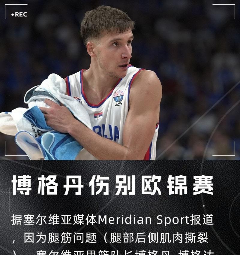 大热必死！塞尔维亚外线核心博格丹因腿筋伤势缺席欧洲杯剩余赛事
塞尔维亚的天塌了！