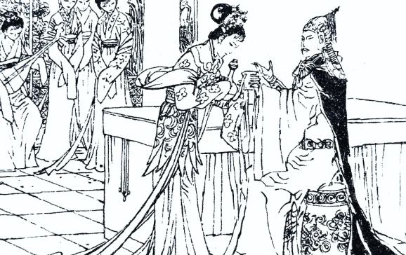 父亲被杀、爱妾被夺,他上不能为君父报仇，下不能保护家人性命，就连自己想要活命都要