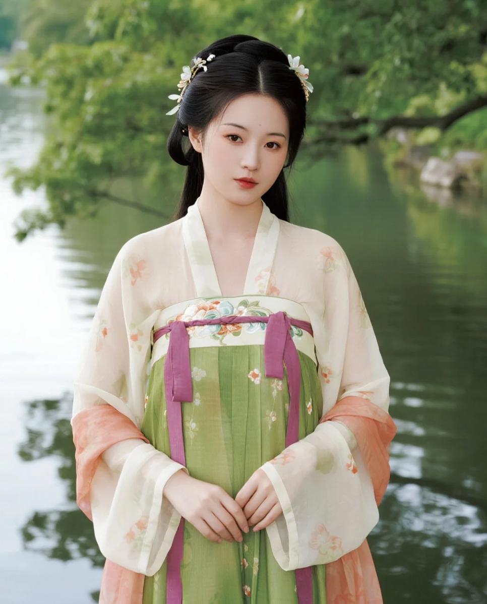 清纯甜美的古风女孩，你会收藏么？