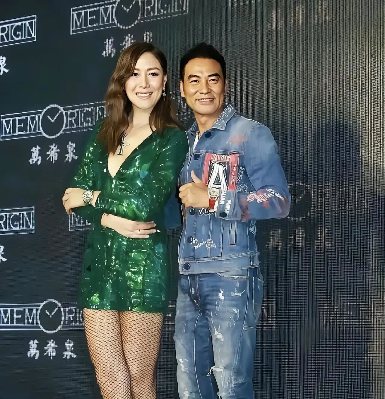 任达华和老婆
一个有才有钱，一个有颜。简直就是天生一对。任达华拿影帝都拿到手了