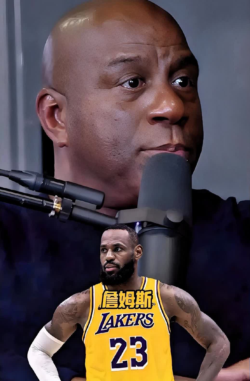 魔术师约翰逊真是抬举詹姆斯了！

魔术师近日在一档节目中，被主持人问到心目中