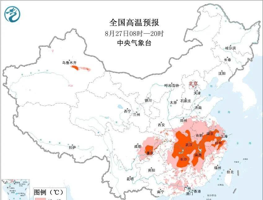 南方地区大范围高温持续，浙江等地高温或持续到9月
最近几天，我国南方地区大范围高