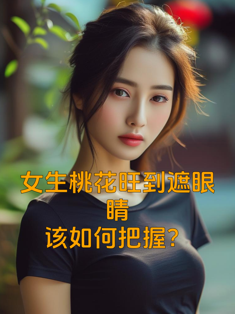 女生桃花旺到遮眼睛，该如何把握？