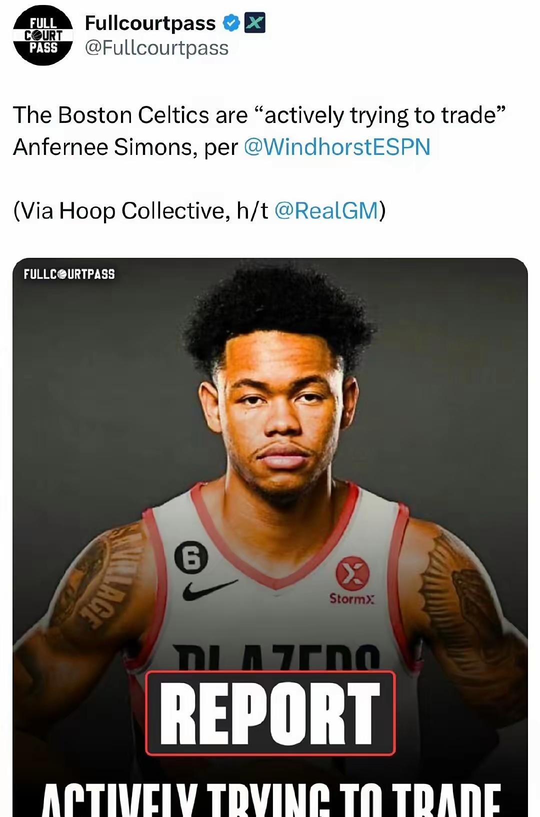 绿军大交易又要来了！！！凯尔特人积极尝试交易西蒙斯！
根据文胖子Windhors