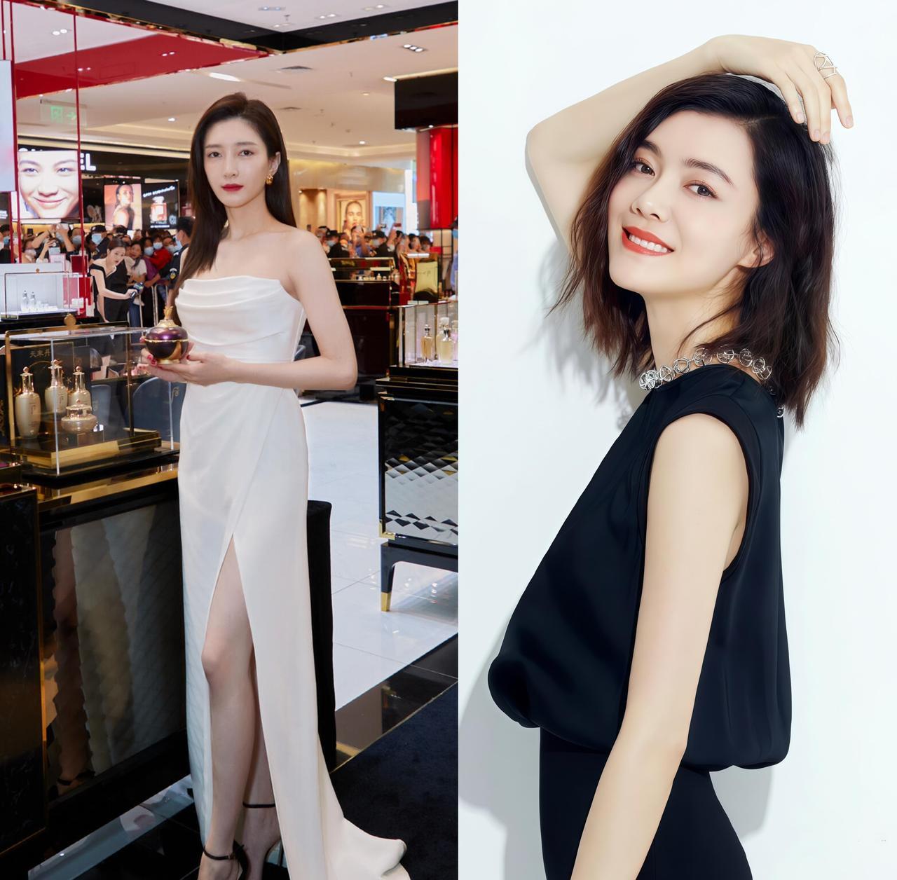 江疏影168cm和车晓170cm ，这身材比例，这颜值，差距在哪？差距在我眼里！