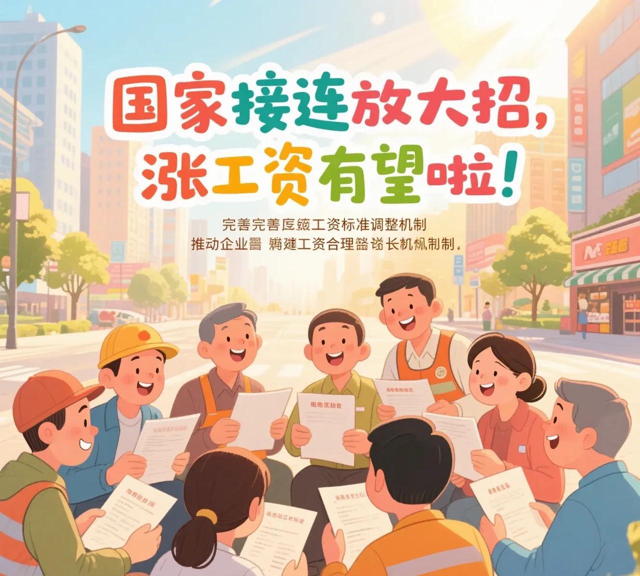 国家发文，“涨工资”真要来了？
最近，国家可是接连放大招！
中办、国办印发多份文