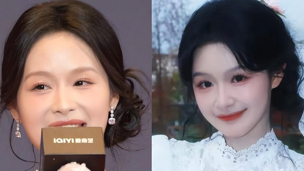 余茵丑照刷屏，真人跟剧里长得好像不太一样
