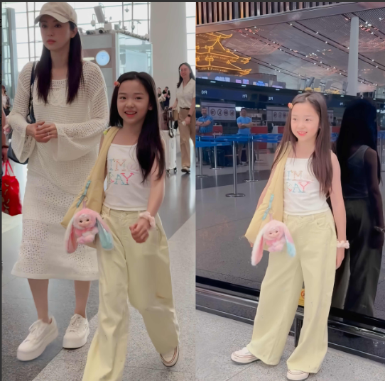 高舒乔以后估计会很有出息，
不是因为她妈妈是董璇，
也不是因为她爸爸是高云翔，而