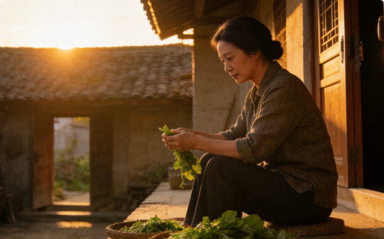 母亲死后，父亲娶了个很凶的继母，后来在继母的戒尺下，我家里却吃上精米细面，欺负我的人，也不敢再上门