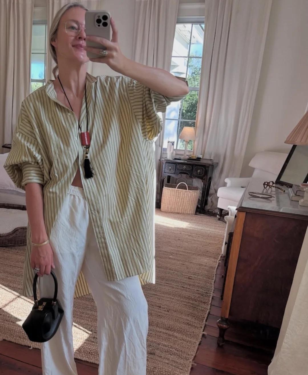 入秋以后穿什么？这几组简单舒服的look超好看！
非常喜欢休闲慵懒风穿搭，用廓形