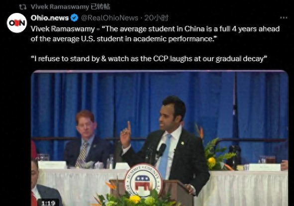 美国教育不行？州长候选人急了











美国州长候选人拉马斯瓦米，这